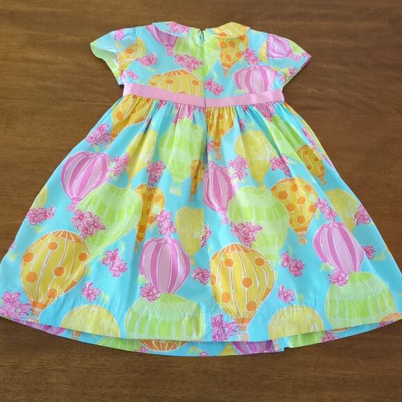 Lilly Pulitzer platinum balloon print dress - short sleeve - size 4T EUC - Picture 7 of 10